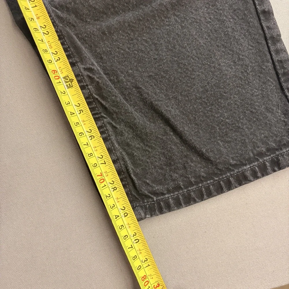 BDG Urban Outfitters Carpenter Jeans Black Wide Leg Baggy Womens 24 Cotton